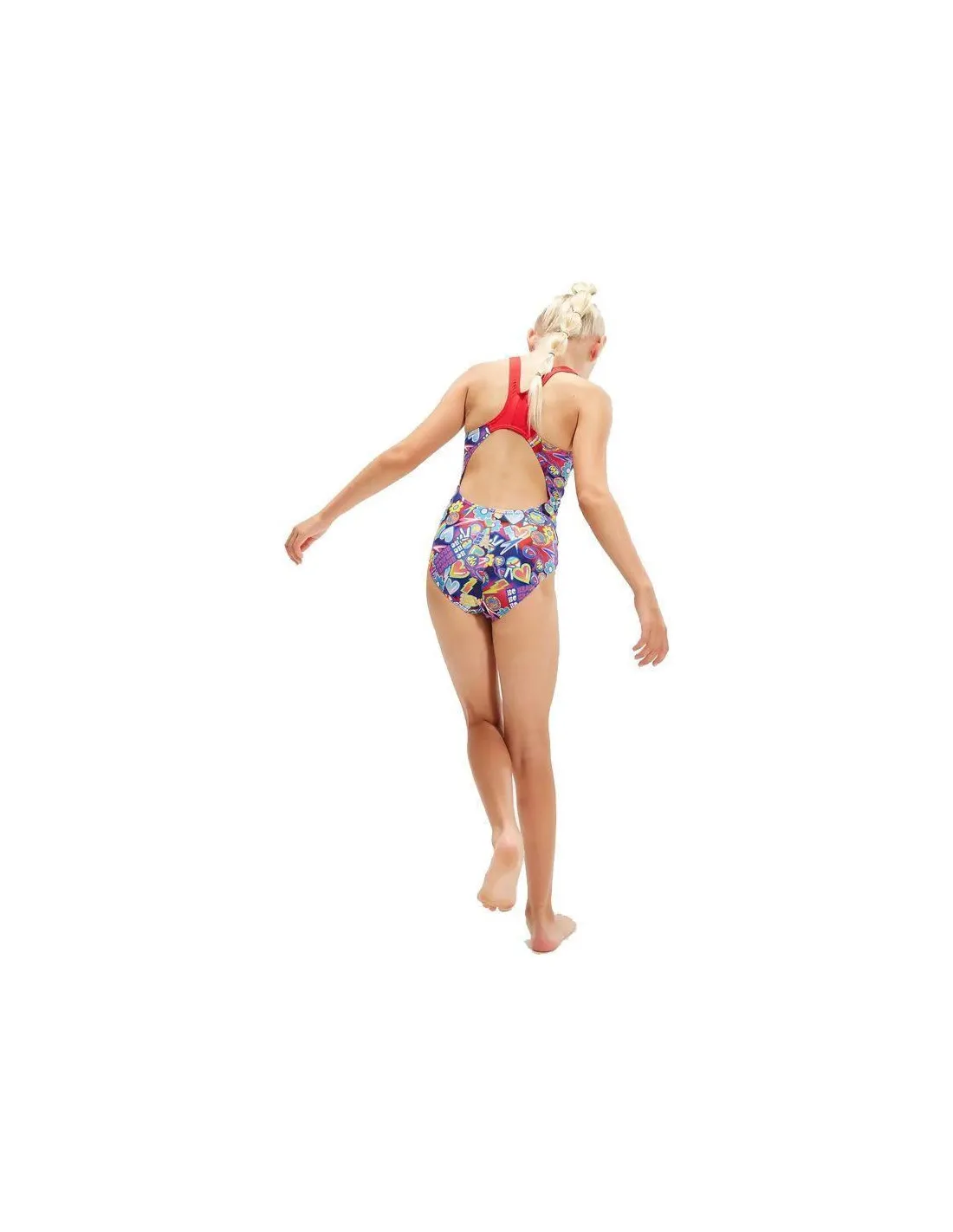 Bañador de Natación Speedo Digital Allover Splashback Niña