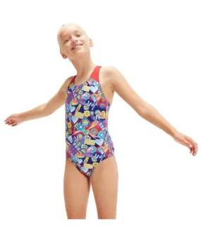 Bañador de Natación Speedo Digital Allover Splashback Niña