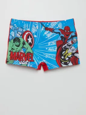 Bañador tipo boxer 'Marvel' - ROJO