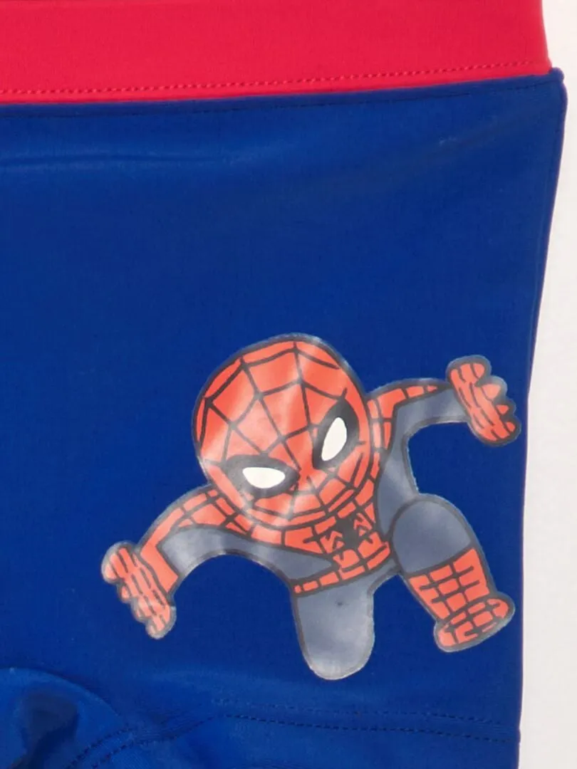 Bañador tipo bóxer 'Spiderman' - AZUL