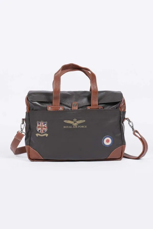 Bolsos Hombre Royal Air Force Crooks3 Dark Brown