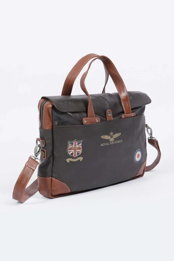 Bolsos Hombre Royal Air Force Crooks3 Dark Brown