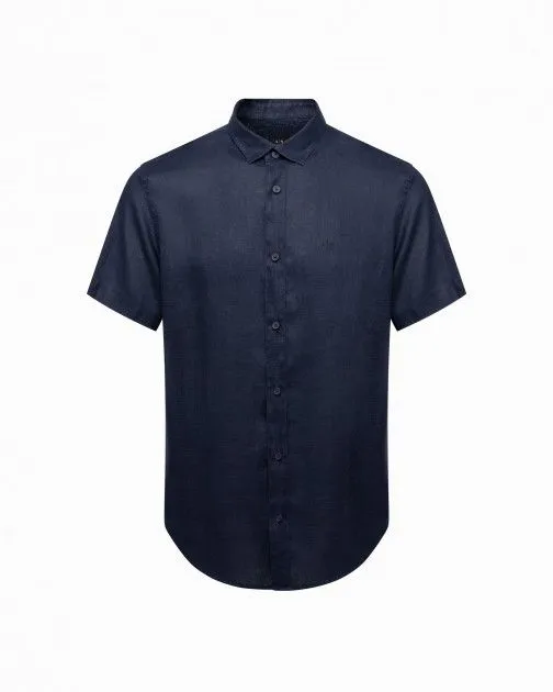 Camisa de manga corta Armani Exchange 8NZC67 Azul