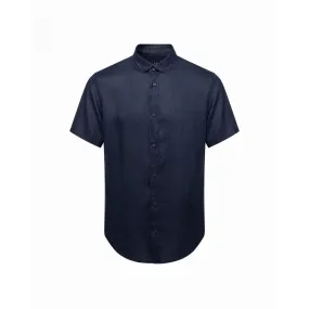 Camisa de manga corta Armani Exchange 8NZC67 Azul