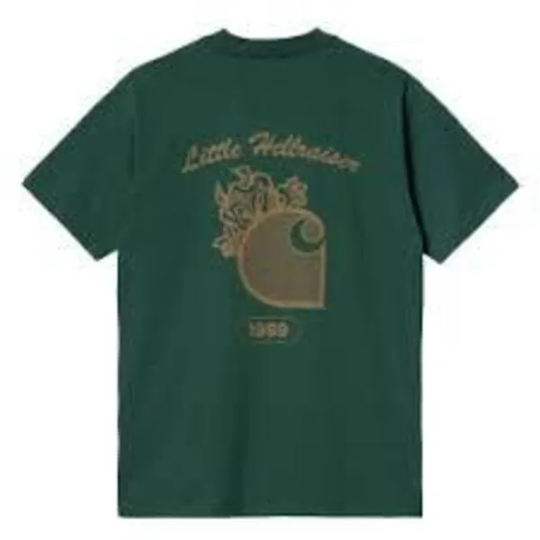 Camiseta Carhatt S/S little hellraiser Verde