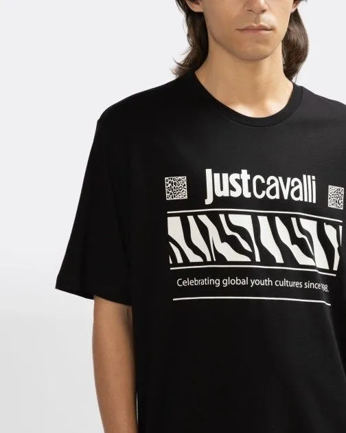 Camiseta Just Cavalli 74OBHE04 Negro