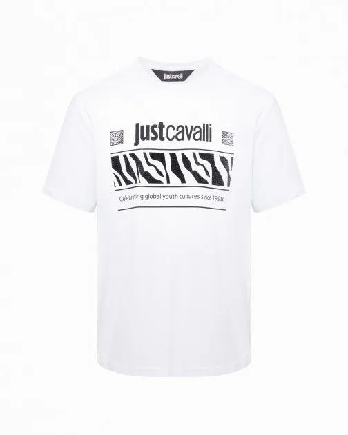 Camiseta Just Cavalli 74OBHE05 Blanco