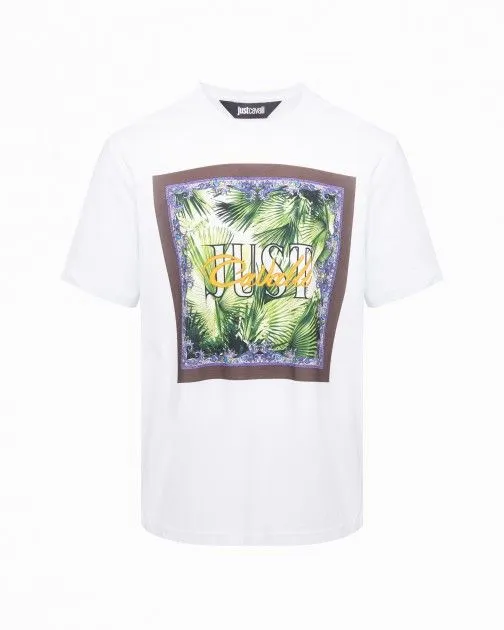 Camiseta Just Cavalli 74OBHF10 Blanco