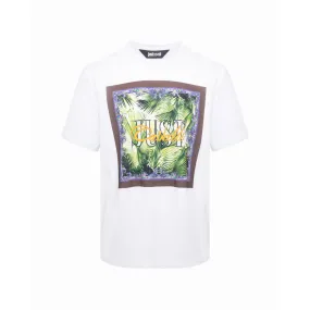 Camiseta Just Cavalli 74OBHF10 Blanco