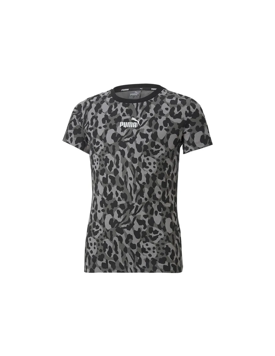 Camiseta Puma Alpha AOP Niña Bk