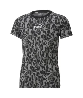 Camiseta Puma Alpha AOP Niña Bk