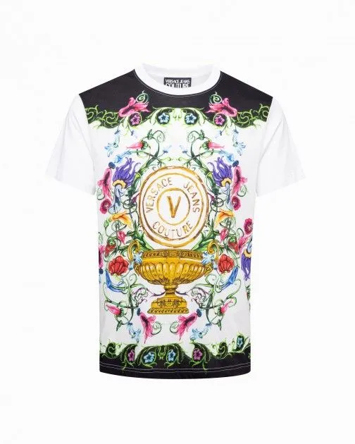 Camiseta Versace Jeans Couture 74GAH6SG Blanco