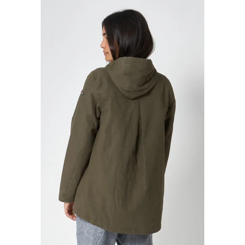 Chaqueta canvas de algodón para mujer