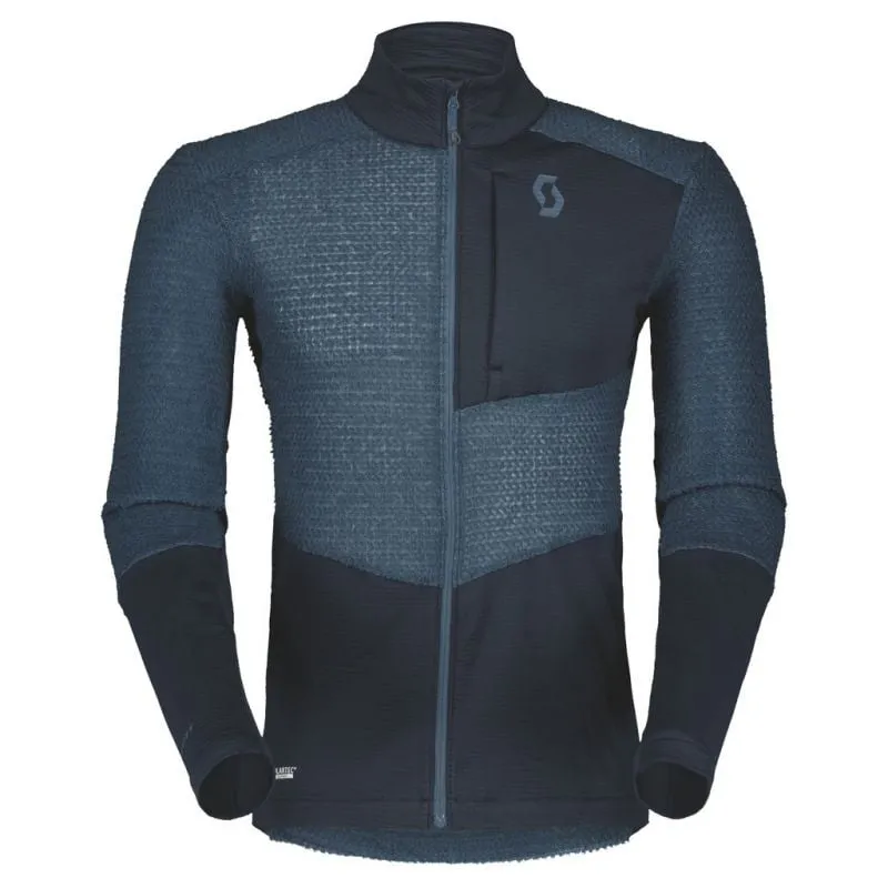 Chaqueta polar para hombre Scott Explorair Alpha Raw (azul metálico/azul oscuro)