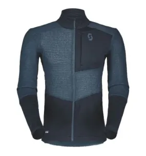 Chaqueta polar para hombre Scott Explorair Alpha Raw (azul metálico/azul oscuro)