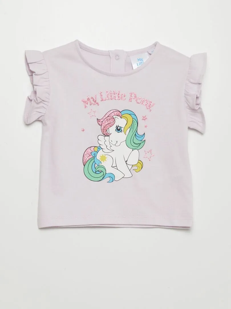 Conjunto camiseta + legging 'My Little Pony' - PURPURA