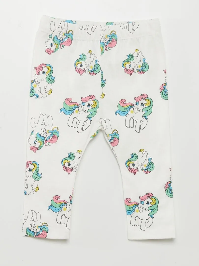 Conjunto camiseta + legging 'My Little Pony' - PURPURA