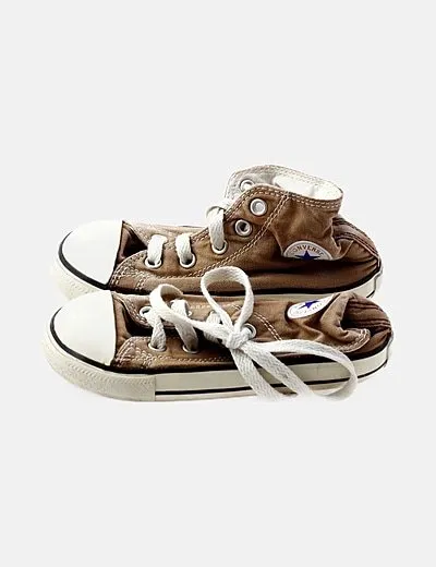 Converse Zapatilla abotinada beige