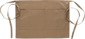 Delantal tipo francés 35x50 con 2 bolsos Beige