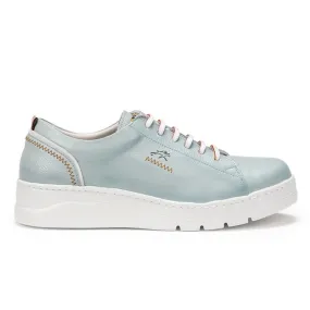 FLUCHOS Pompas F1422 Agua y Blanco Deportivo cordones mujer