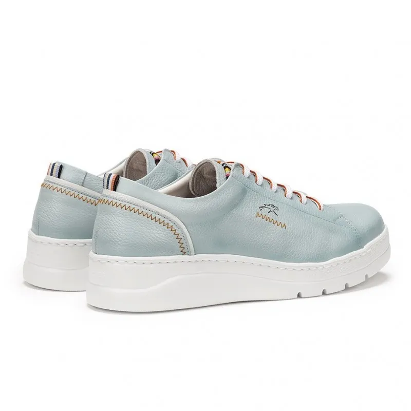 FLUCHOS Pompas F1422 Agua y Blanco Deportivo cordones mujer