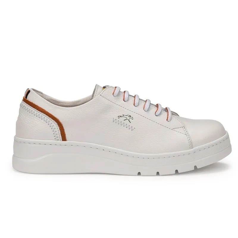 FLUCHOS Pompas F1422 Agua y Blanco Deportivo cordones mujer