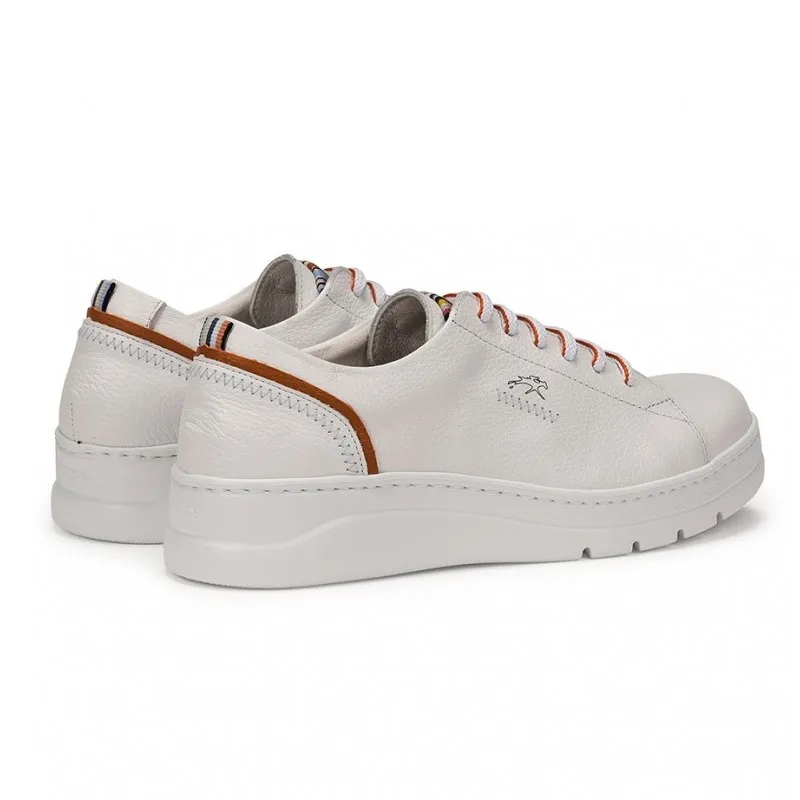 FLUCHOS Pompas F1422 Agua y Blanco Deportivo cordones mujer