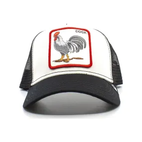 Gorra  COCK Blanco y Negro