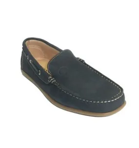 Mocasín verano hombre tipo náutico suela cosida Edward´s en azul marino