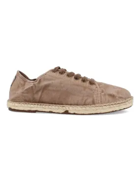 Natural World - Zapatilla Basket Esparto Cordones Beige