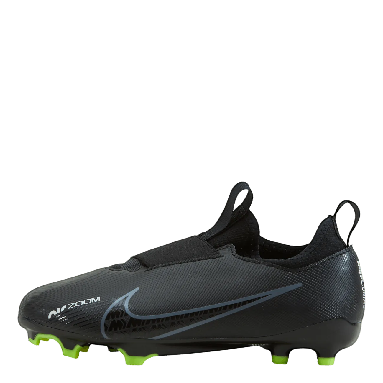 Nike Junior Zoom Vapor 15 Academy Fg/mg Black/dk Smoke Grey-summit Whi