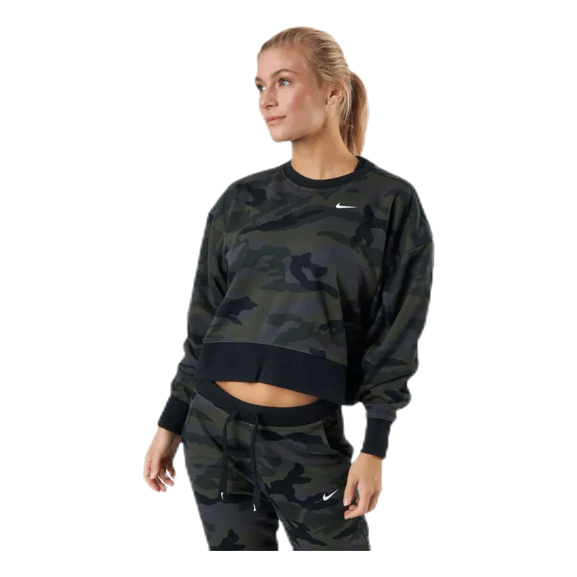 Nike Women'S Dri-Fit Get Fit Training Crew Thunder Grey/White