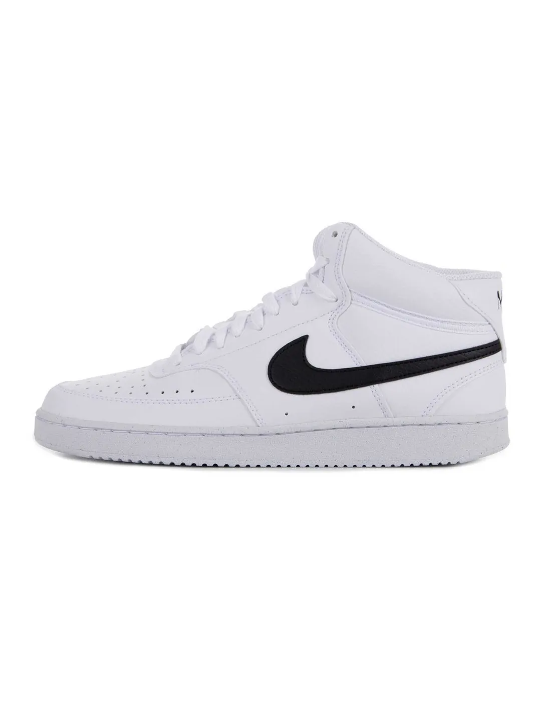 NIKE - Zapatillas blanco y negro Court Vision Mid NN Hombre