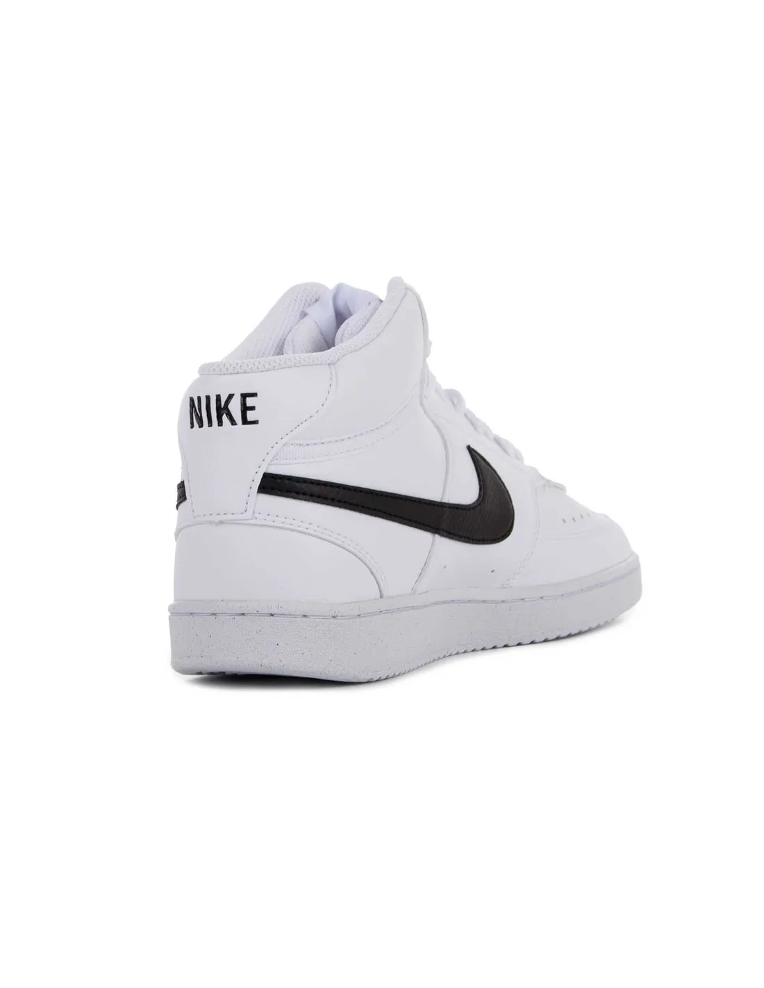 NIKE - Zapatillas blanco y negro Court Vision Mid NN Hombre