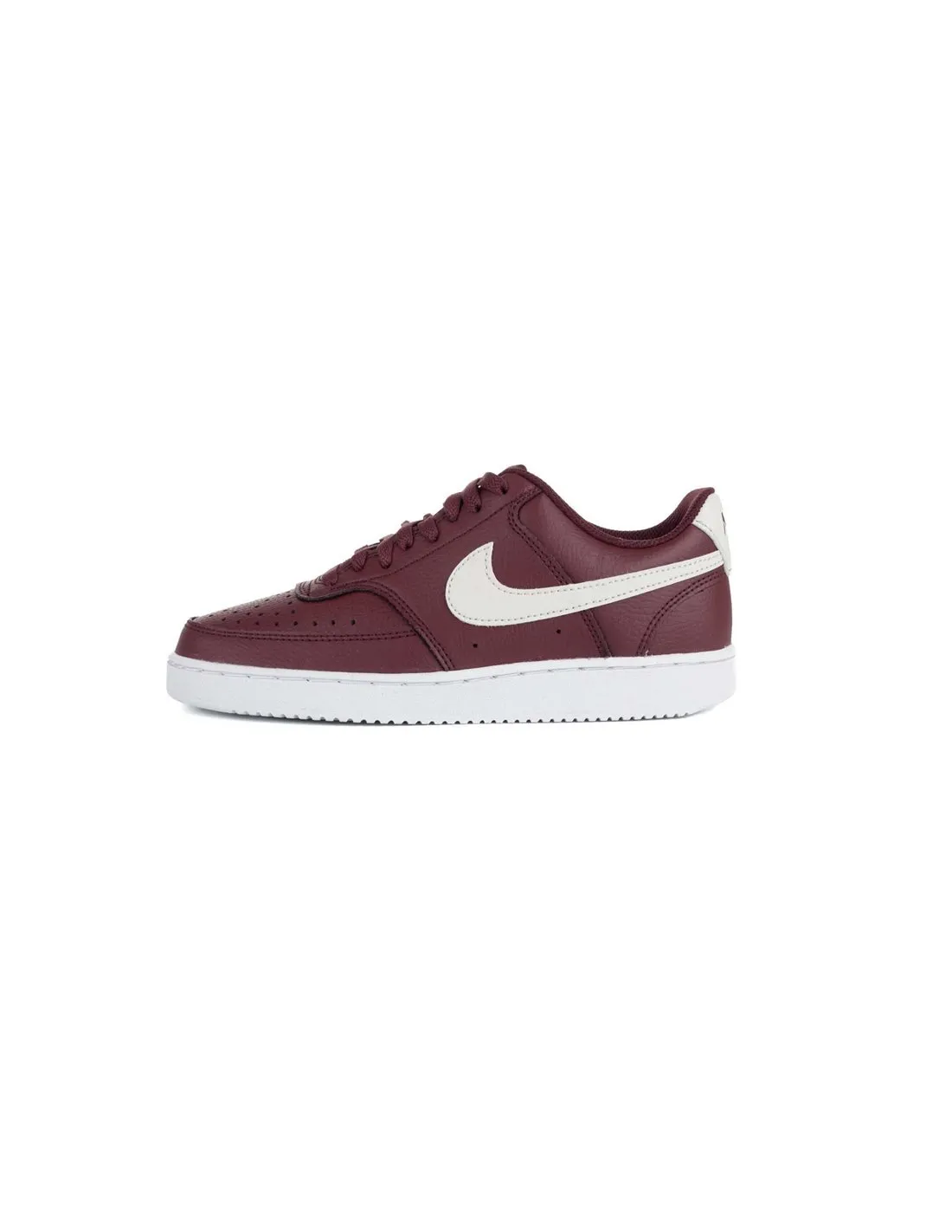 NIKE - Zapatillas burdeos Court Vision Low Mujer