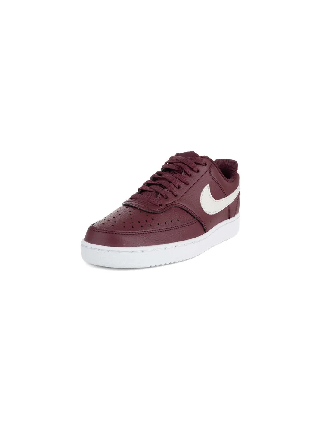 NIKE - Zapatillas burdeos Court Vision Low Mujer