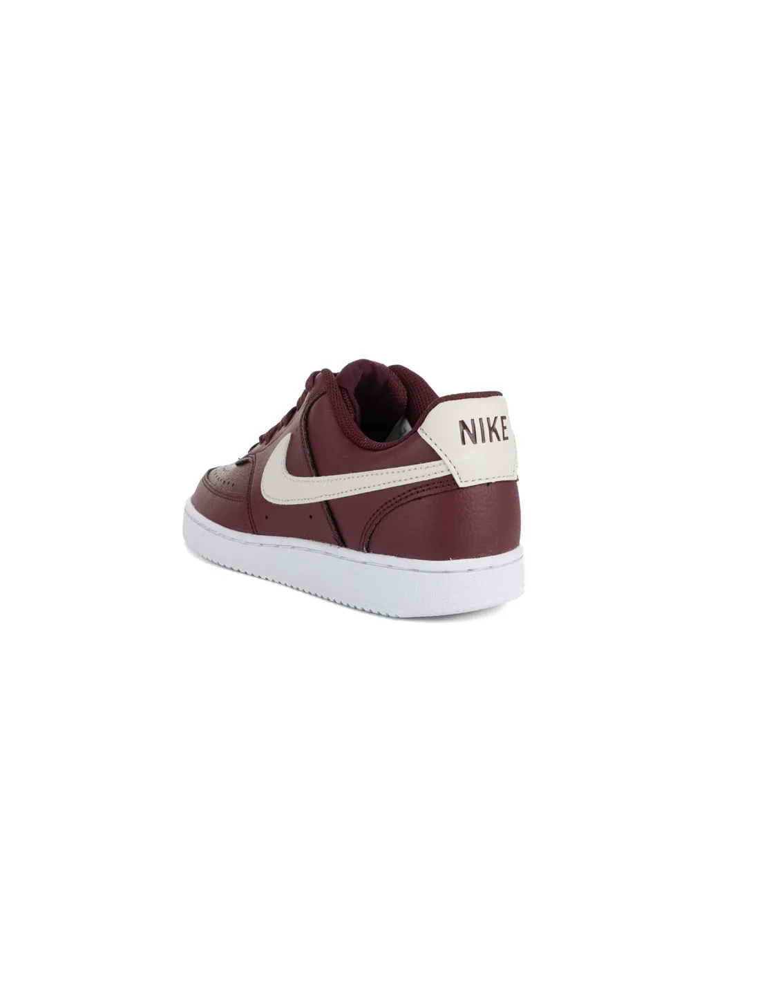 NIKE - Zapatillas burdeos Court Vision Low Mujer