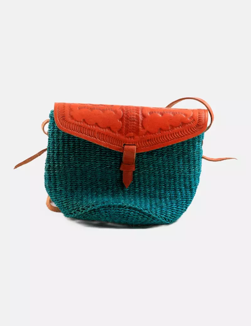 NoName Bolso rafia verde