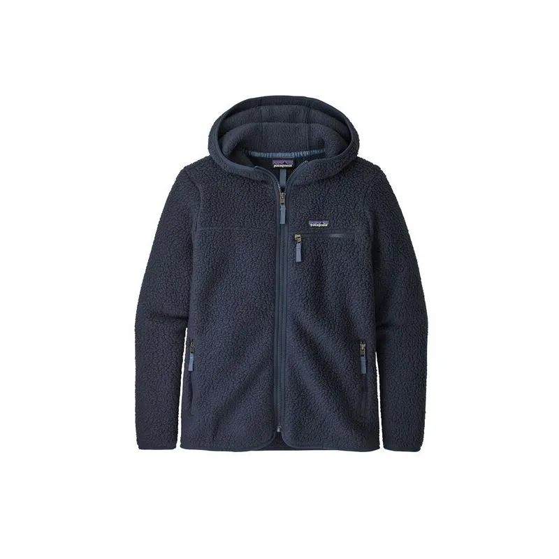 Patagonia Retro Pile (New Navy) forro polar con capucha para mujer