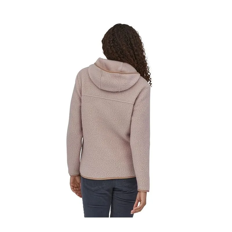 Patagonia Retro Pile (Shroom Taupe) forro polar con capucha para mujer