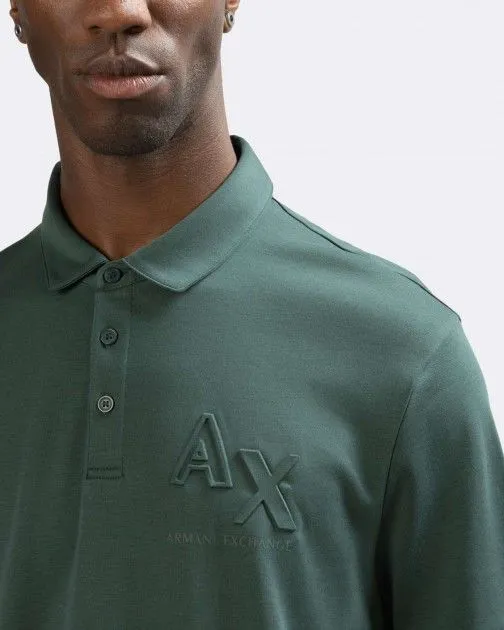 Polo Armani Exchange 3RZFHE Verde