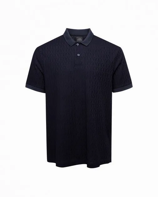 Polo Armani Exchange 3RZFLA Azul