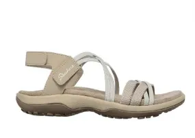 SANDALIA MUJER SKECHERS 163112 BEIGE