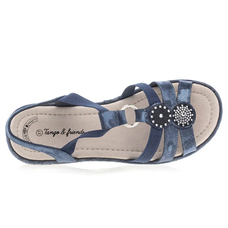 Sandalias / sandalias mujer azul