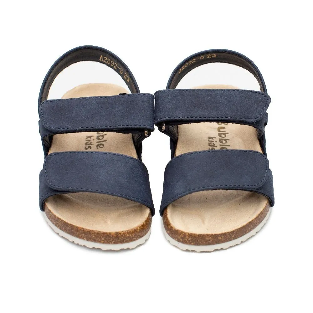 Sandalias Bio Azul Marino niño Con Velcro