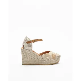 Sandalias con cuña PROF 24136 Beige