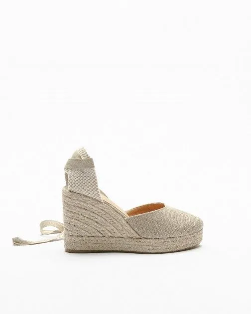 Sandalias con cuña PROF 24YU003-01 Beige