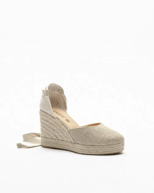 Sandalias con cuña PROF 24YU003-01 Beige