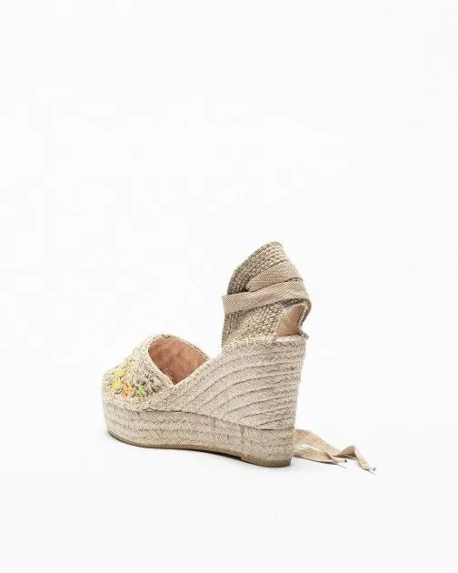 Sandalias con cuña PROF Alba11 Beige