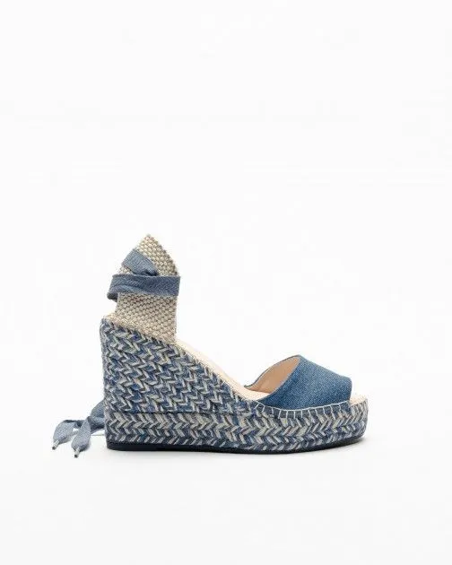 Sandalias con cuña PROF ALBA58 Azul